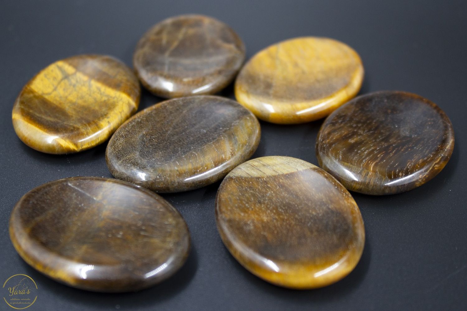 Worry stone Tijgeroog