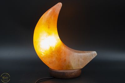 Himalaya Maan Zoutlamp Oranje