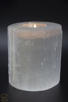Seleniet Theelichthouder Cilinder 10cm