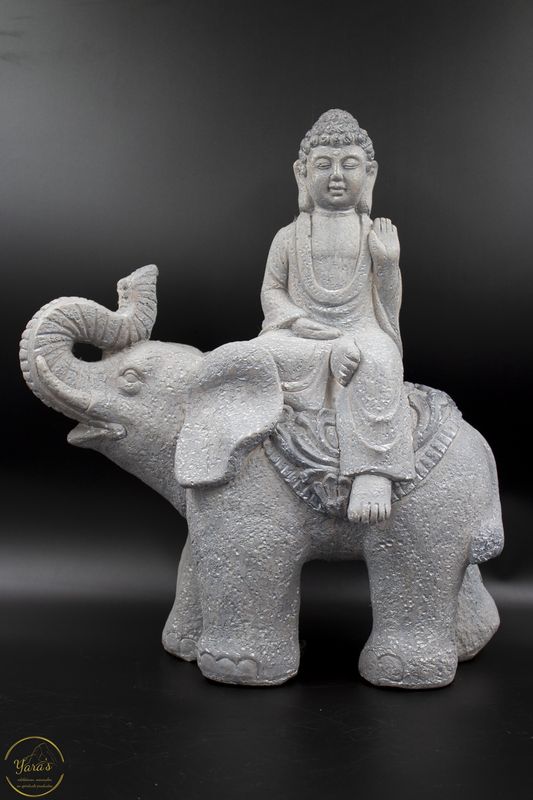 Boeddha op olifant
