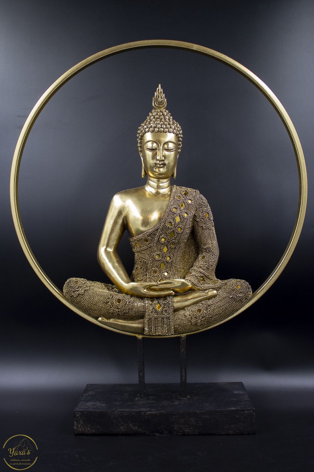 Boeddha in ring groot