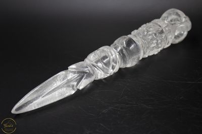 Dorje Vajra in bergkristal 19 cm