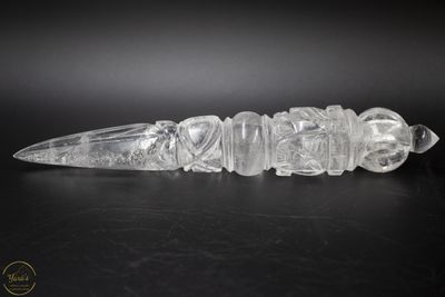 Dorje Vajra in bergkristal 22cm