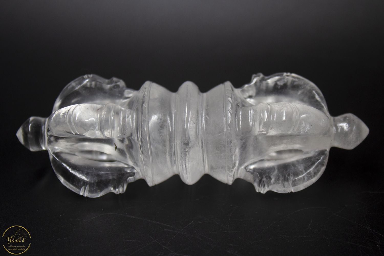 Vajra in bergkristal 10,5 cm