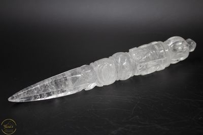 Dorje Vajra in bergkristal 17 cm