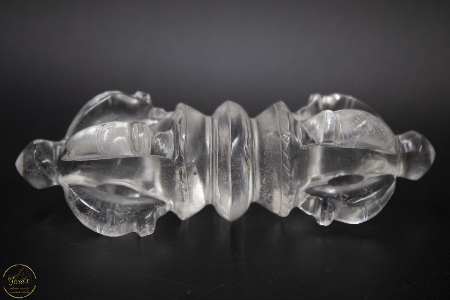 Vajra in bergkristal 11 cm