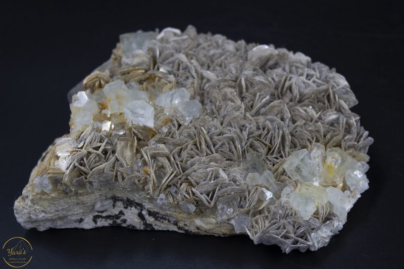 Aquamarijn en bariet ruw - 1.08 kg