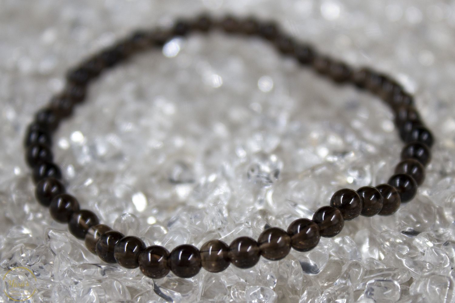Rookkwarts armband 4mm