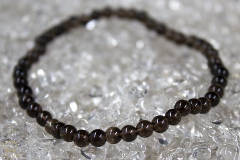 Rookkwarts armband 4mm