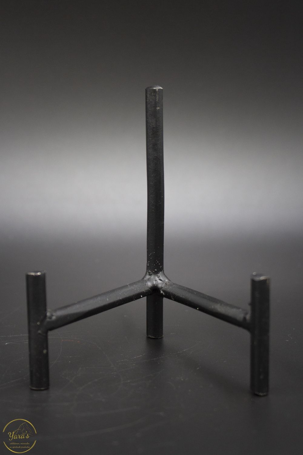 Metalen standaard zwart 8,5cm