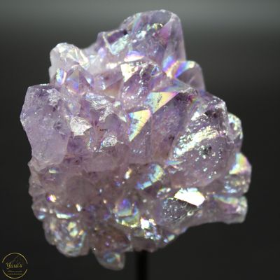 Angel aura op amethist op standaard - 11324