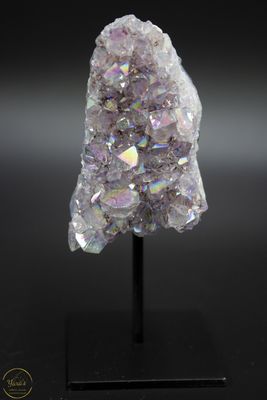 Angel aura op amethist op standaard - 11474