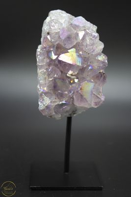 Angel aura op amethist op standaard - 11475