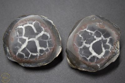 Septarie Geode Paar - Marokko Gepolijst