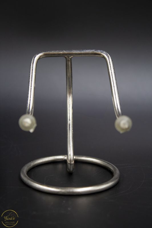 Standaard voor harten - klein zilver 7cm