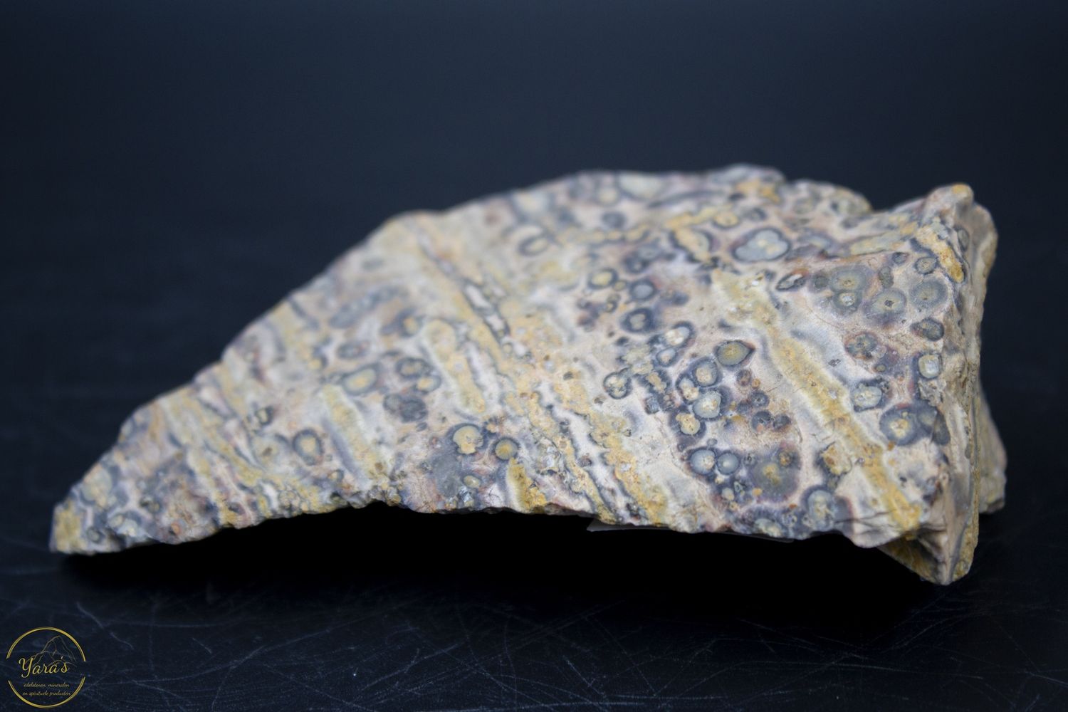 Luipaard Jaspis ruw - 114 gram