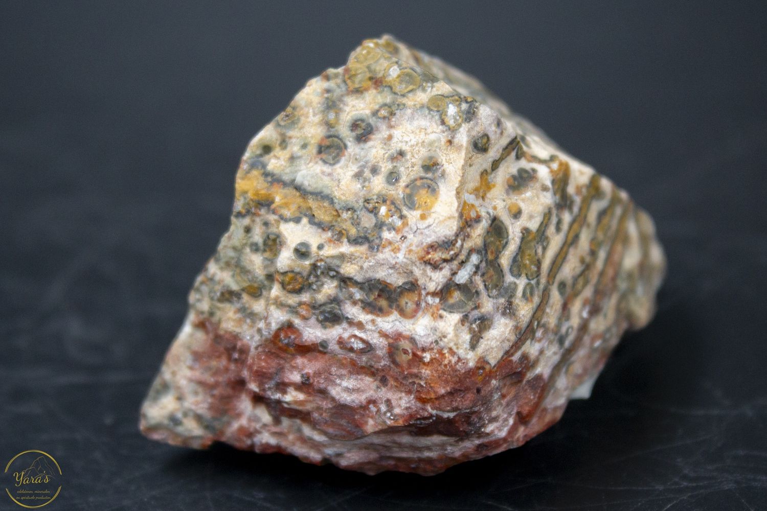 Luipaard Jaspis ruw - 80 gram