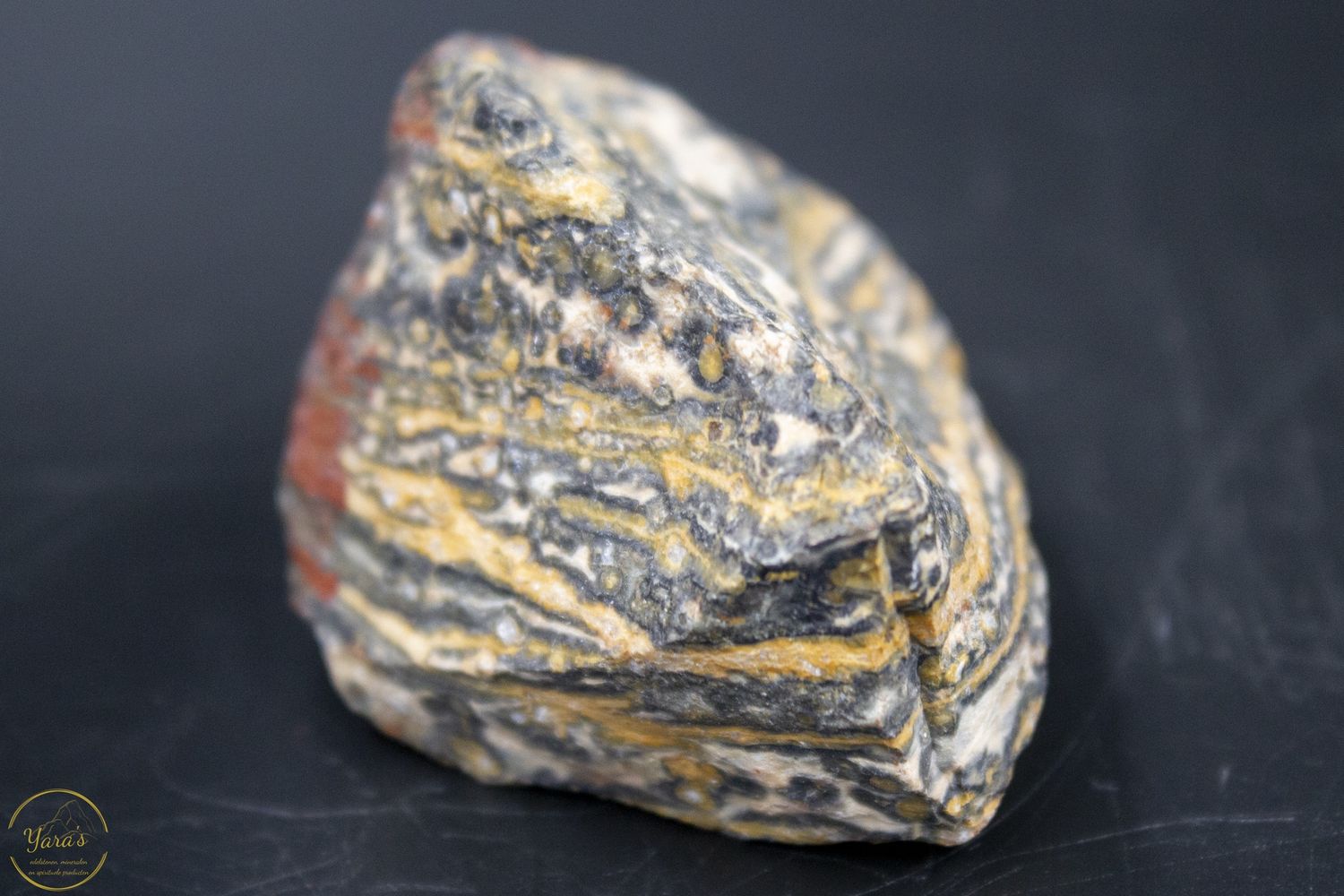 Luipaard Jaspis ruw - 78 gram