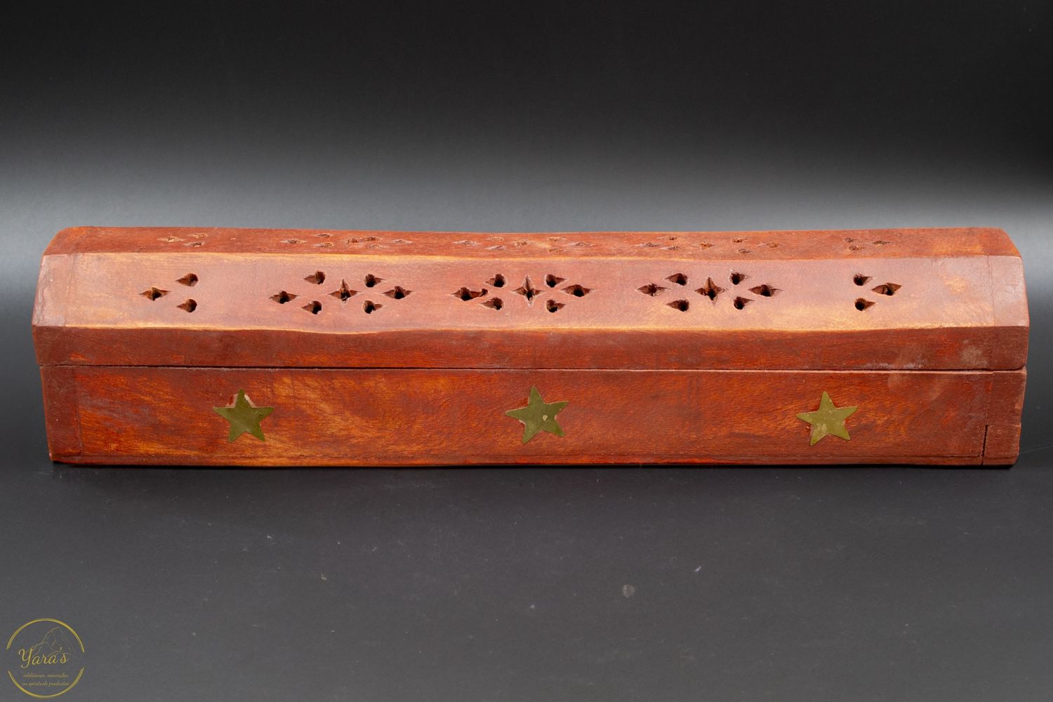 Luxe wierook bewaardoos sterren - 31.5x5.5x6cm