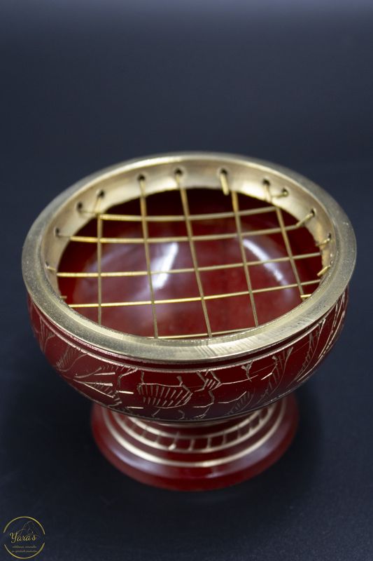 Wierookbrander messing rood