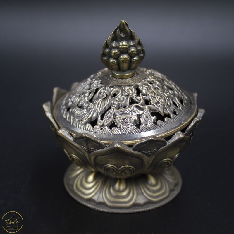 Lotus wierookbrander bronskleur