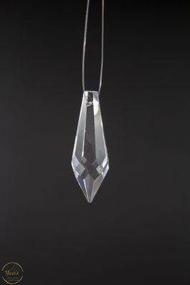 Regenboog kristal druppel 38x14 mm