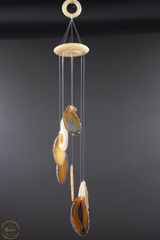 Agaat windhanger schijf  klein