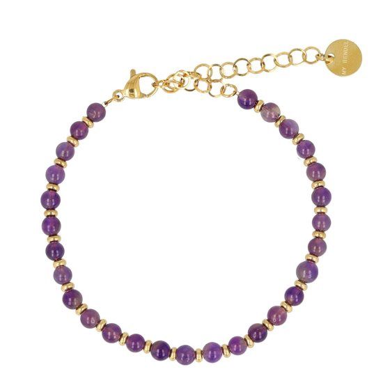 Armband met Amethyst kralen