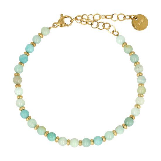 Armband met Amazoniet kralen