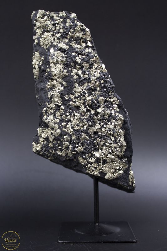 Argilliet met pyriet op standaard 326 gram