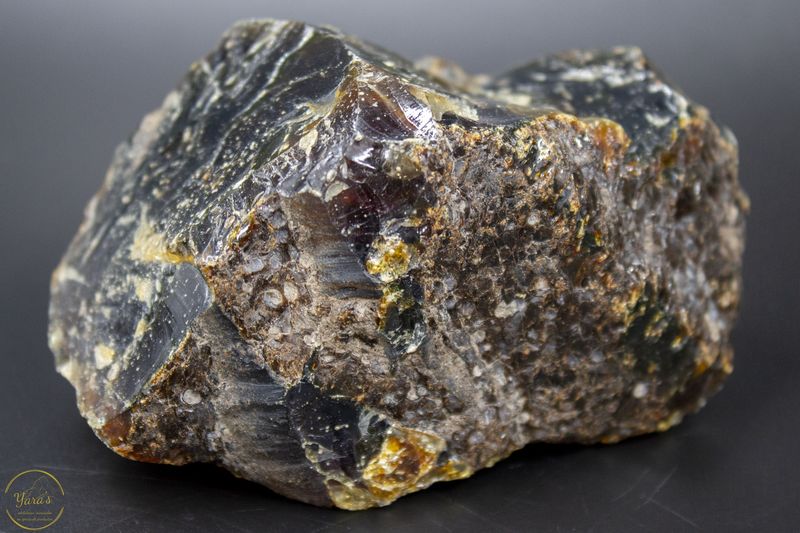 Blauwe Sumatra barnsteen ruw 130 gram