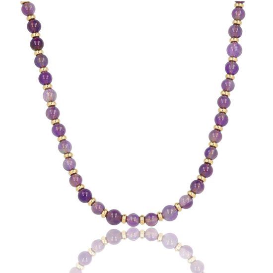 Ketting met Amethist kralen