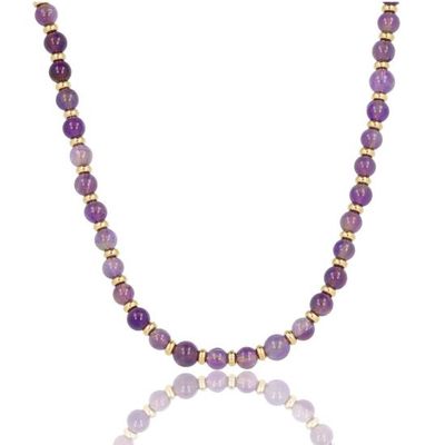 Ketting met Amethist kralen