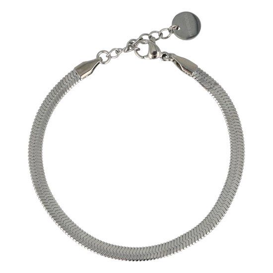 Zilveren snake armband