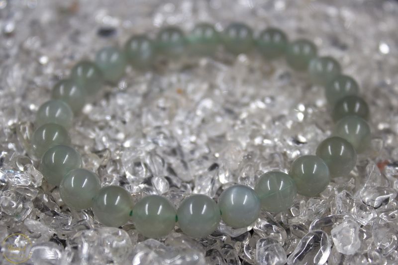 Groene maansteen armband 8mm