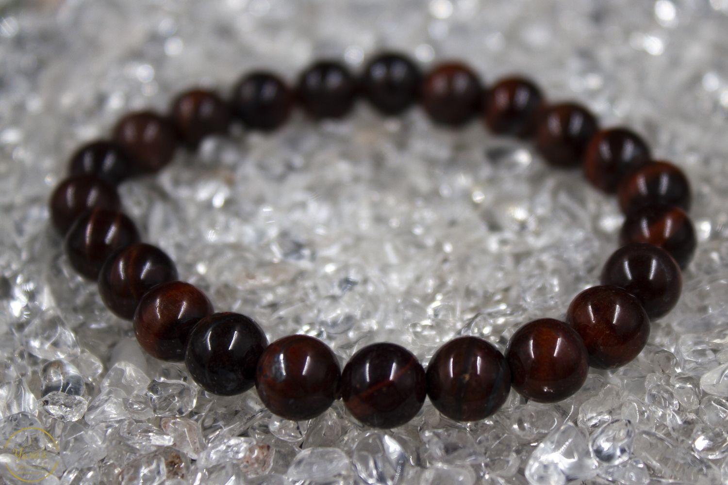 Rode tijgeroog armband 8mm