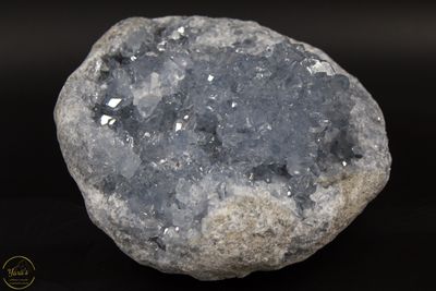 Celestien cluster ruw 4.96kg AA+ kwaliteit uit Madagaskar