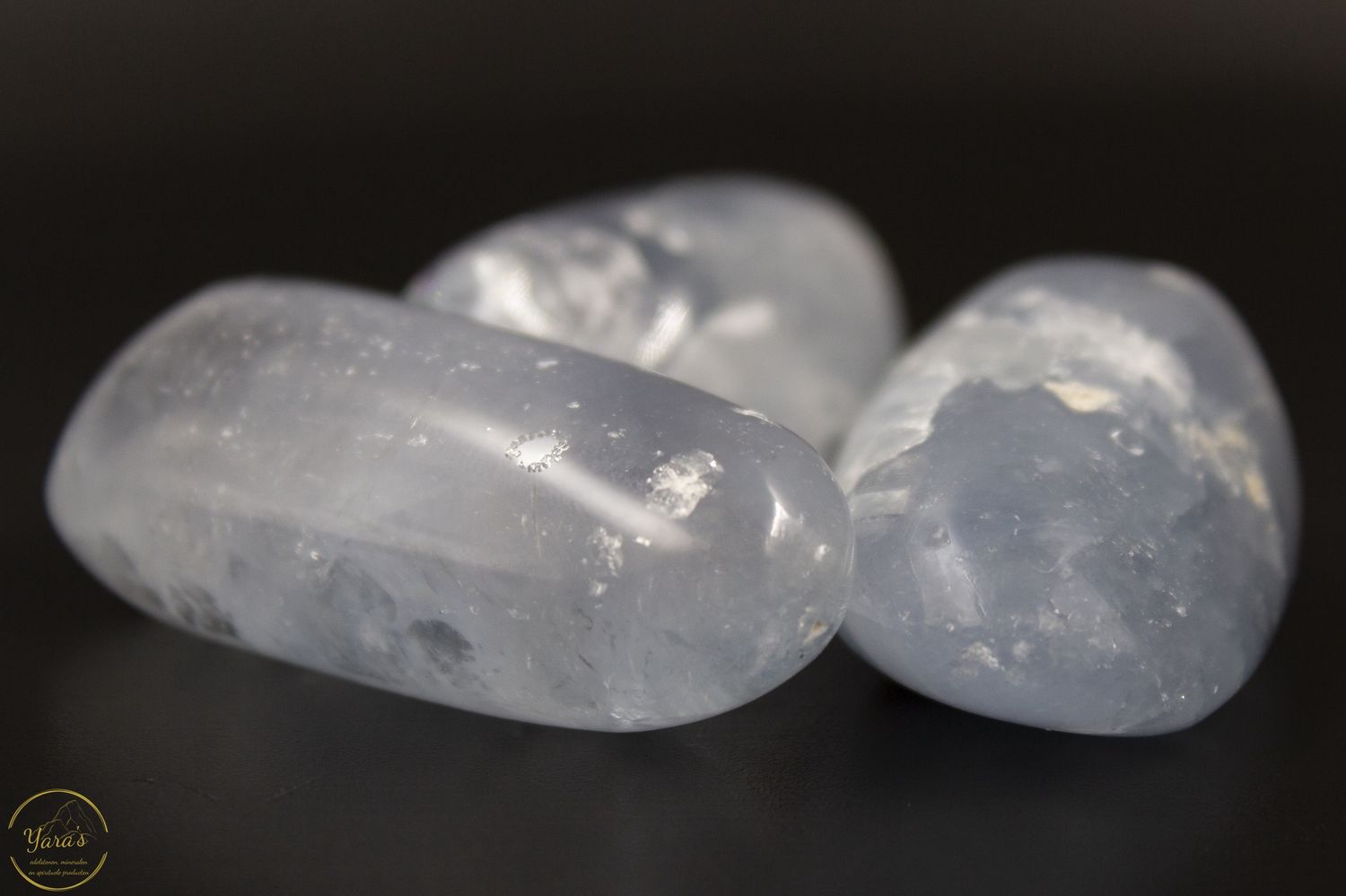 Celestien zaksteen 40-50 gram AA+ kwaliteit uit Madagaskar