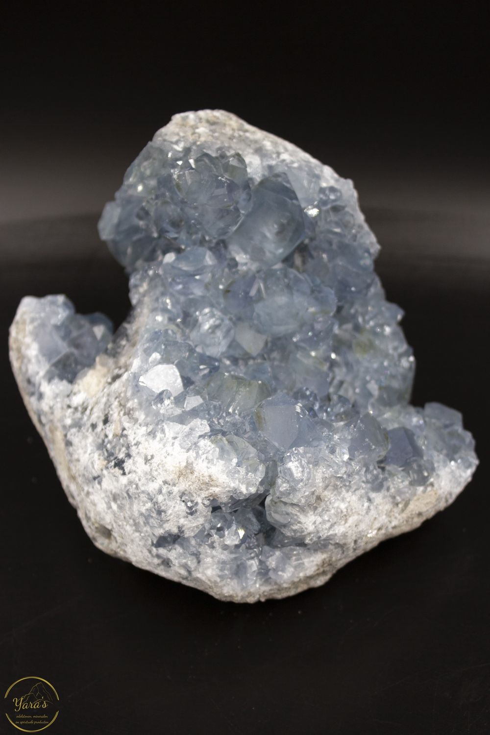 Celestien cluster ruw 3.34kg AA+ kwaliteit uit Madagaskar