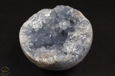 Celestien cluster bol/ruw 432 gram AA+ kwaliteit uit Madagaskar
