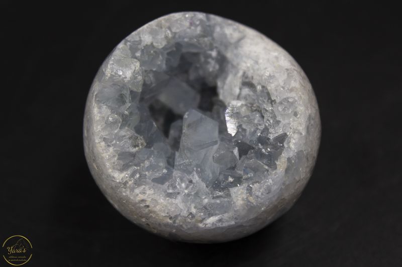 Celestien cluster bol/ruw 142 gram AA+ kwaliteit uit Madagaskar