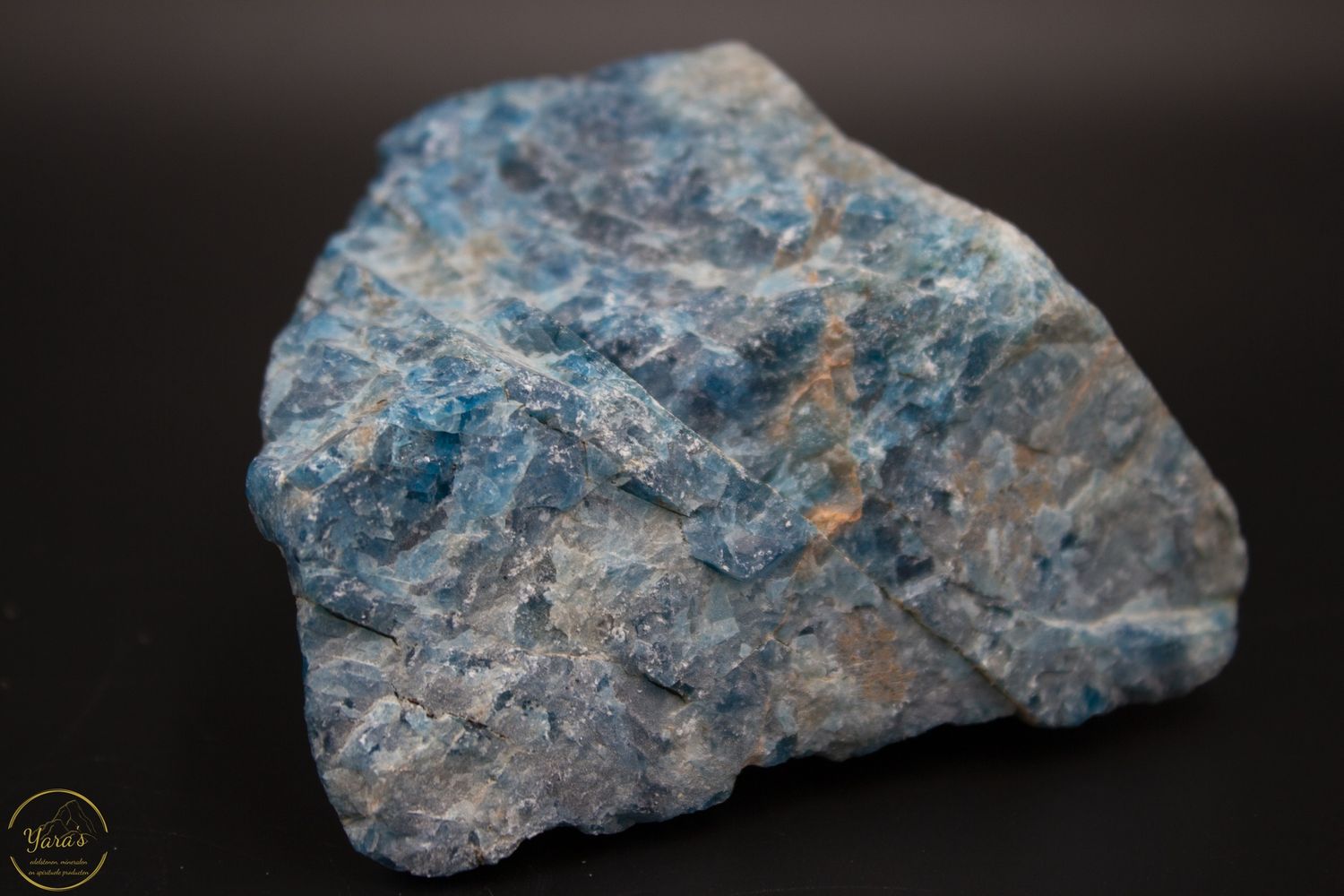Blauwe apatiet ruw 310 gram