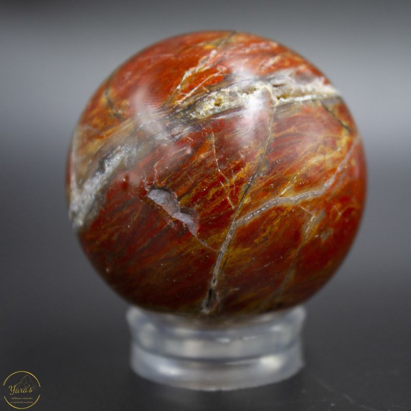 Rode jaspis bol 4cm