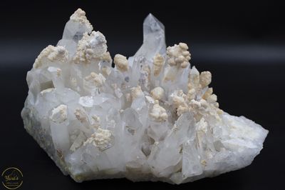 Bergkristal met calciet 7.43 kg