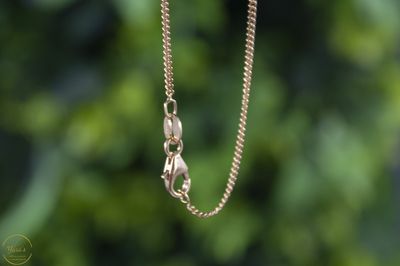 Vergulde ketting 45 cm gourmet 1.4