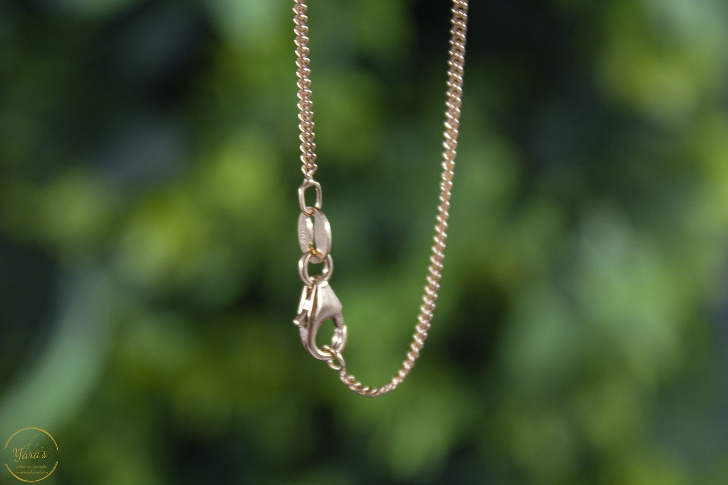 Vergulde ketting 50 cm gourmet 1.4