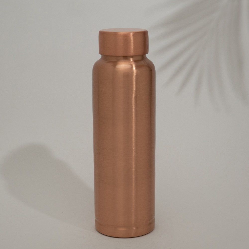 Koperen waterfles glad - 675ml