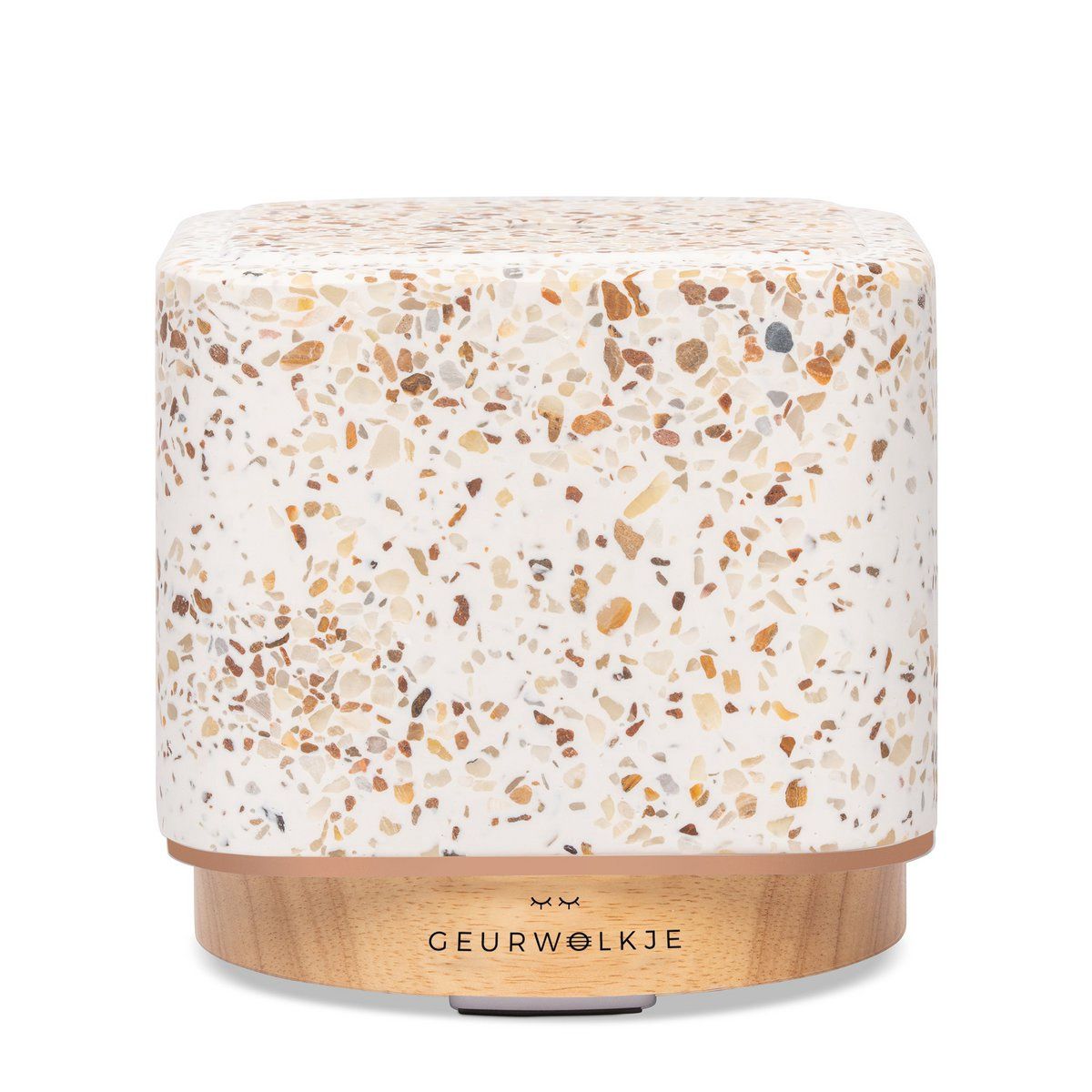 Diffuser Living Green- Geurwolkje® Aroma Diffuser - Terrazzo Kubus - 200 ml