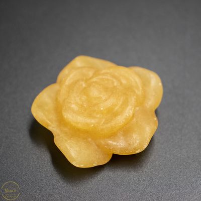 Mini roosjes oranje/gele calciet