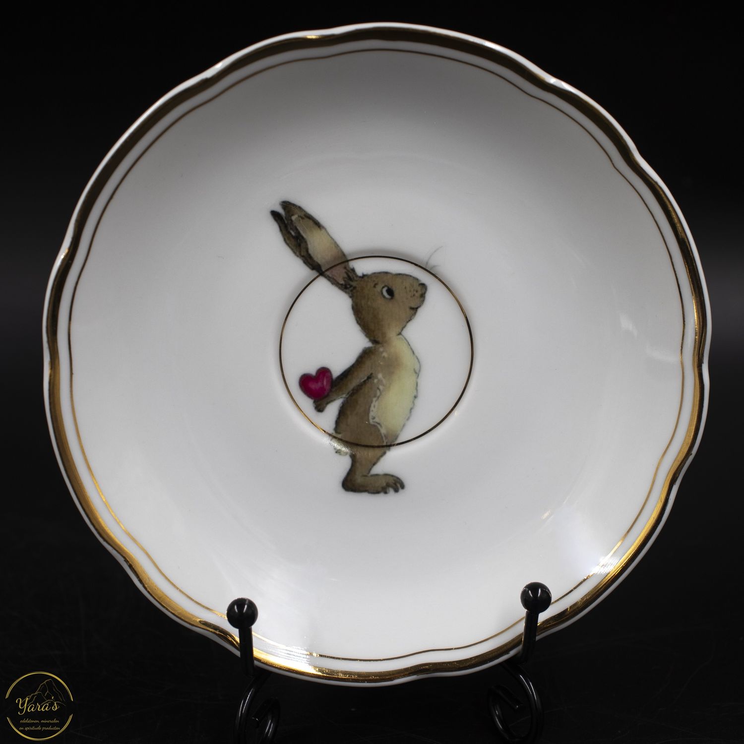 Bordje &quot;haas met hartje&quot;